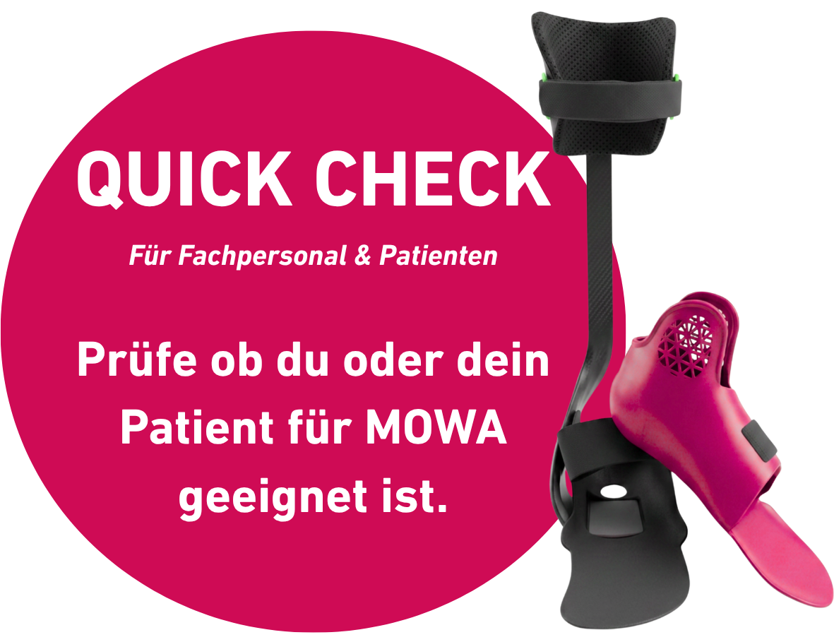 Prüfe ob du oder dein Patient für MOWA geeignet ist